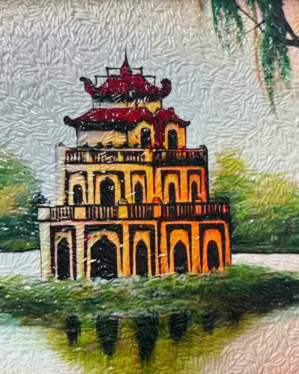 Cận cảnh tranh gạo m&agrave;u