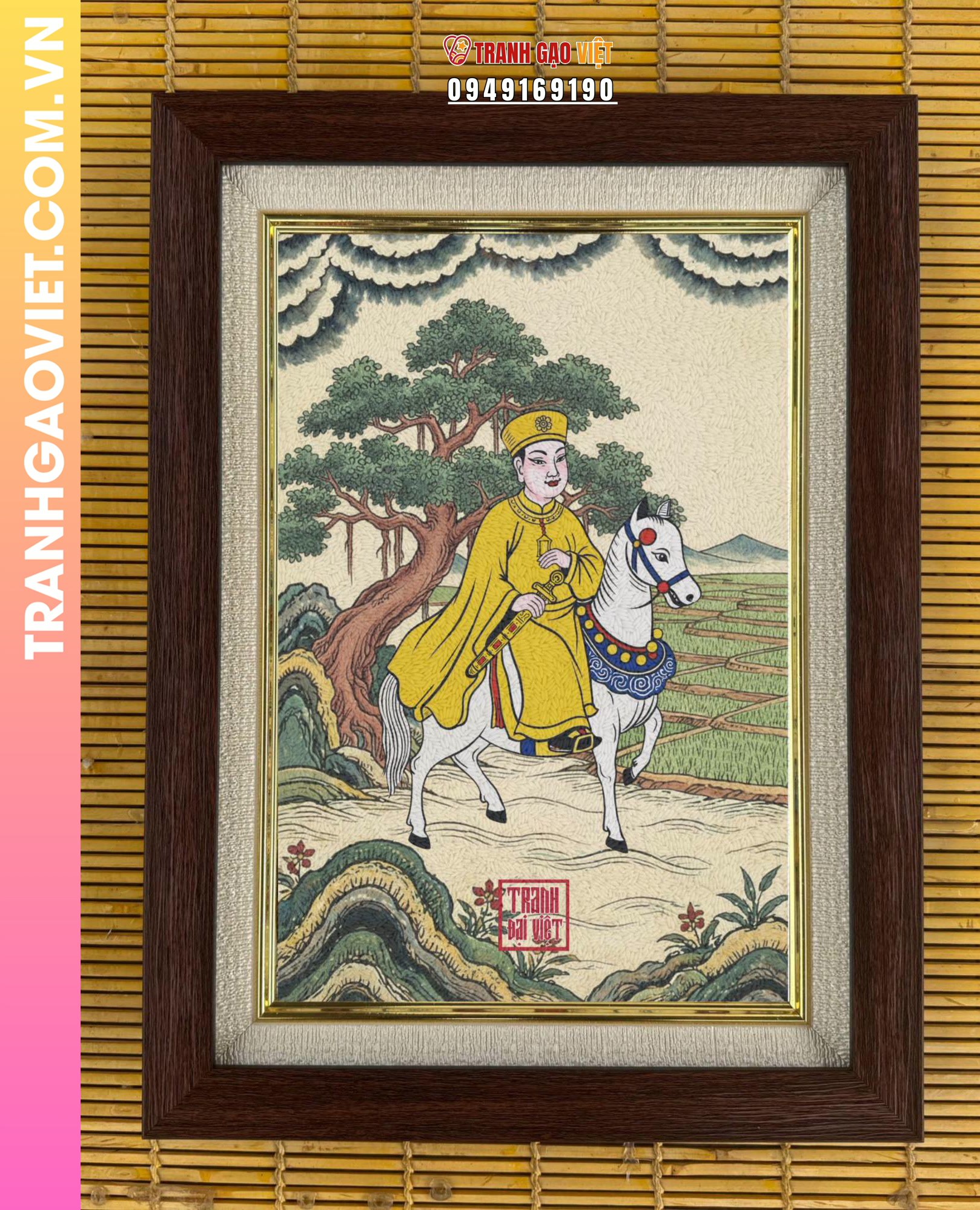 Tranh Quan Ho&agrave;ng Mười