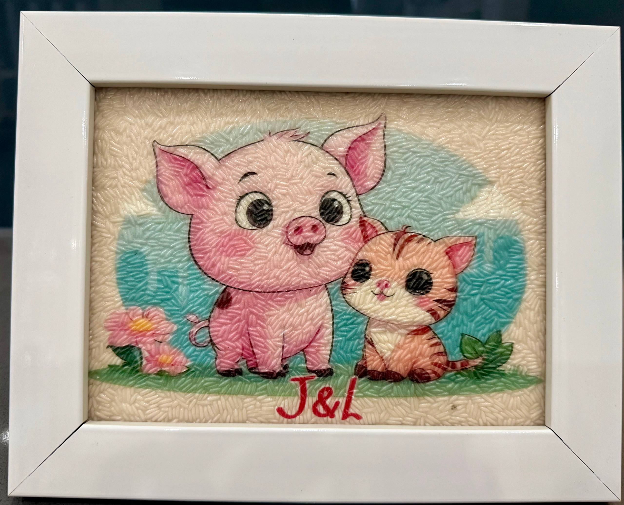 Tranh Gạo C&aacute; Nh&acirc;n H&oacute;a