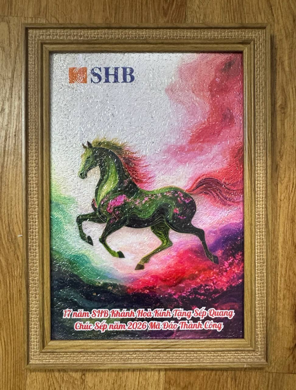 Tranh Gạo M&agrave;u C&aacute; Nh&acirc;n H&oacute;a