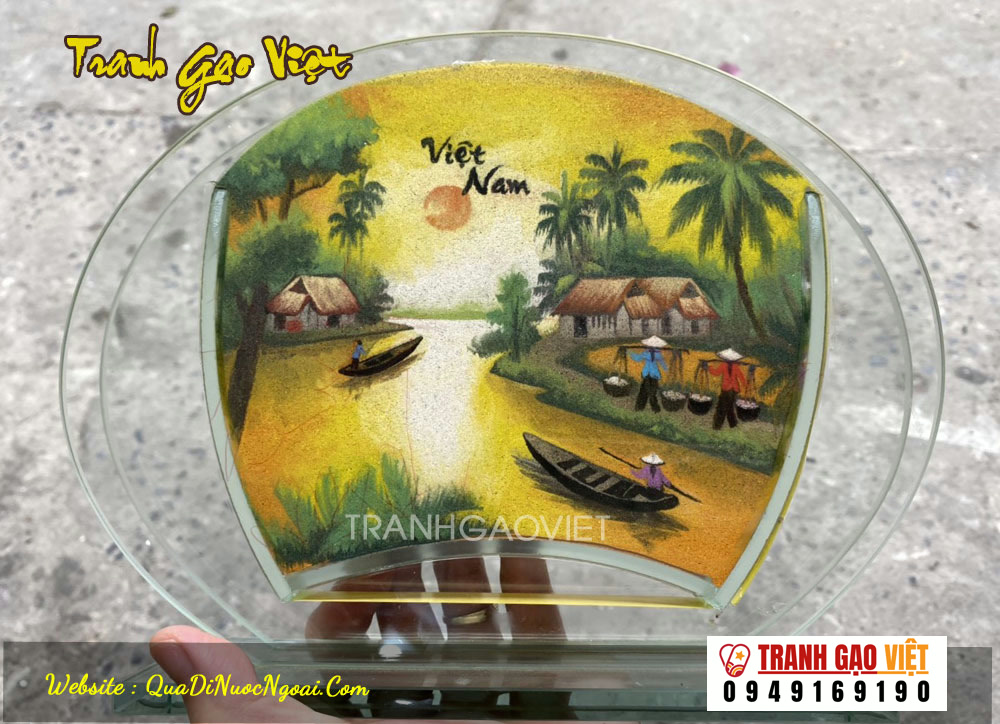 tranh cát phong cảnh