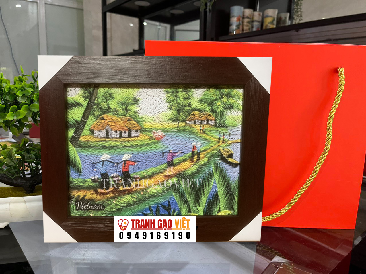 tranh phong cảnh sông nước 