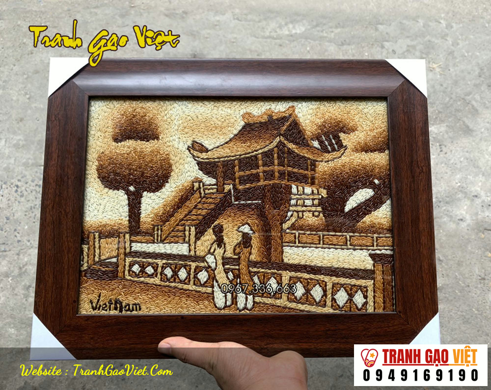 Tranh gạo chùa một cột