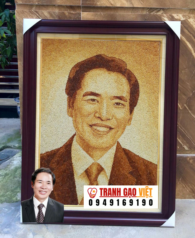 Tranh chân dung quà tặng đối tác người nước ngoài
