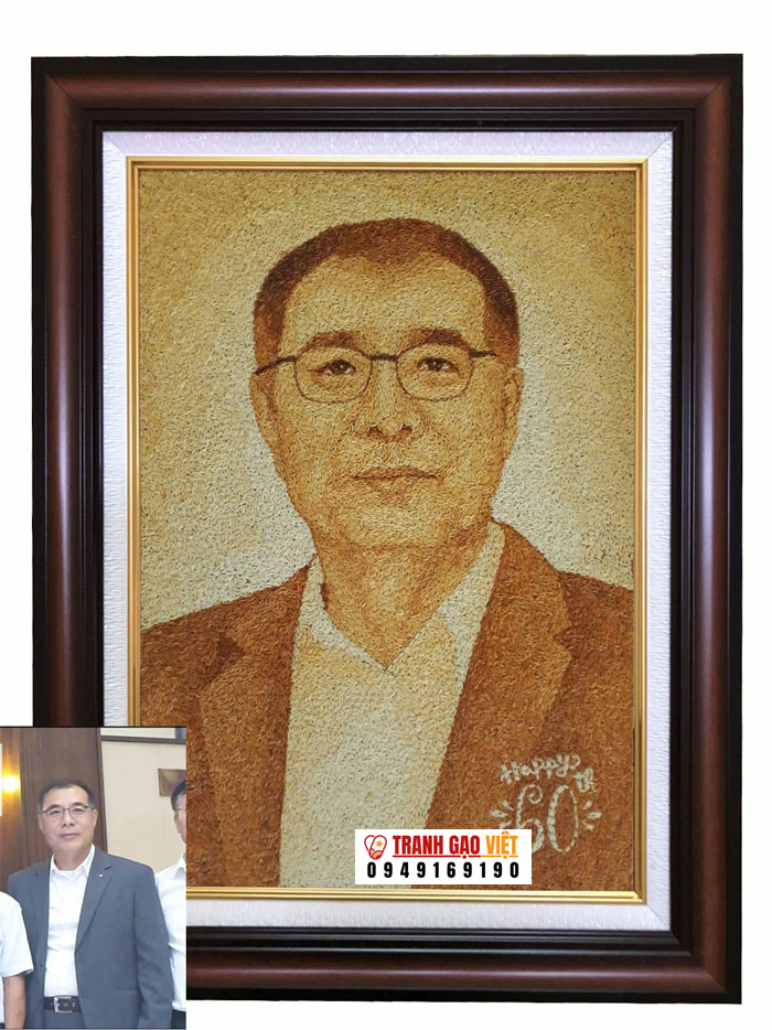 tranh chân dung quà tặng