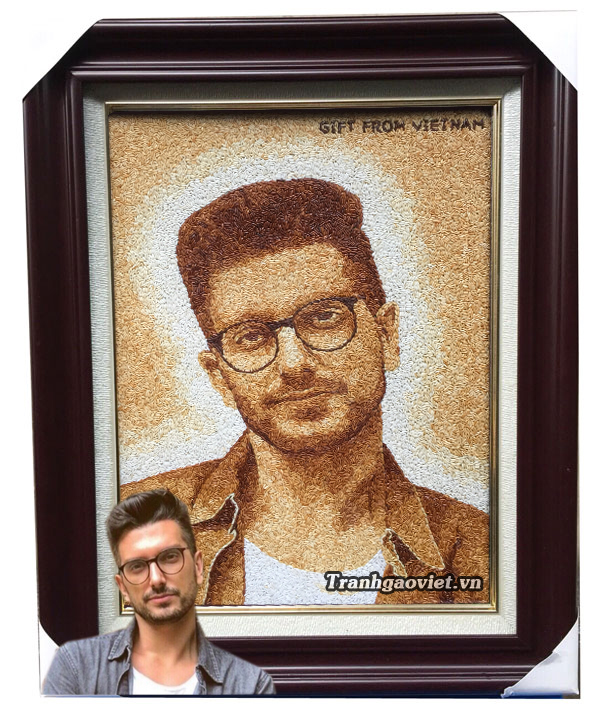 Tranh khách đặt tặng người nước ngoài làm quà tặng