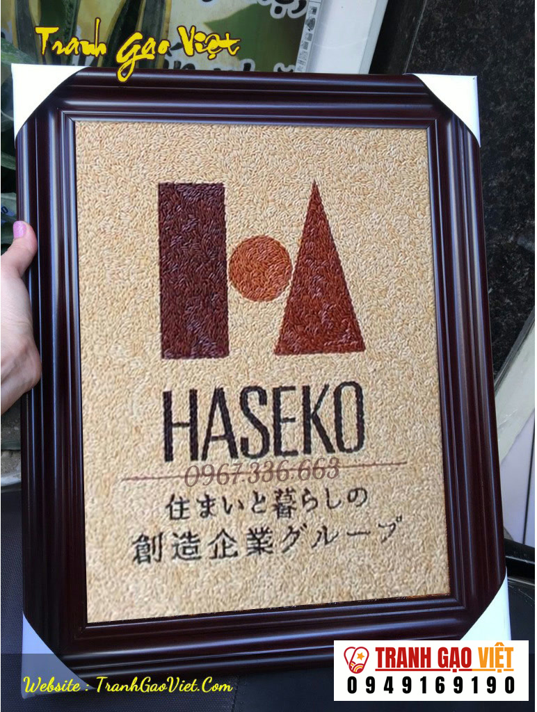 Quà tặng đối tác logo Haseko