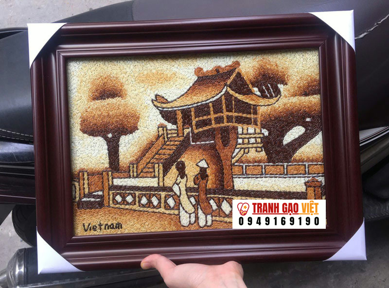 Tranh gạo chùa một cột