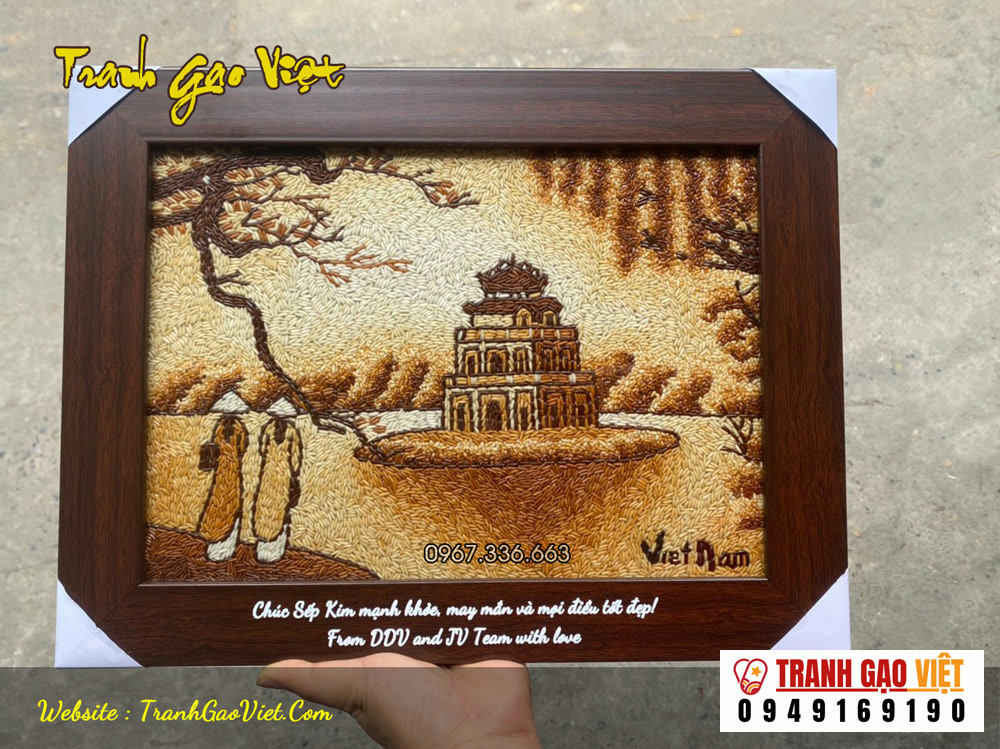 Tranh gạo hồ gươm