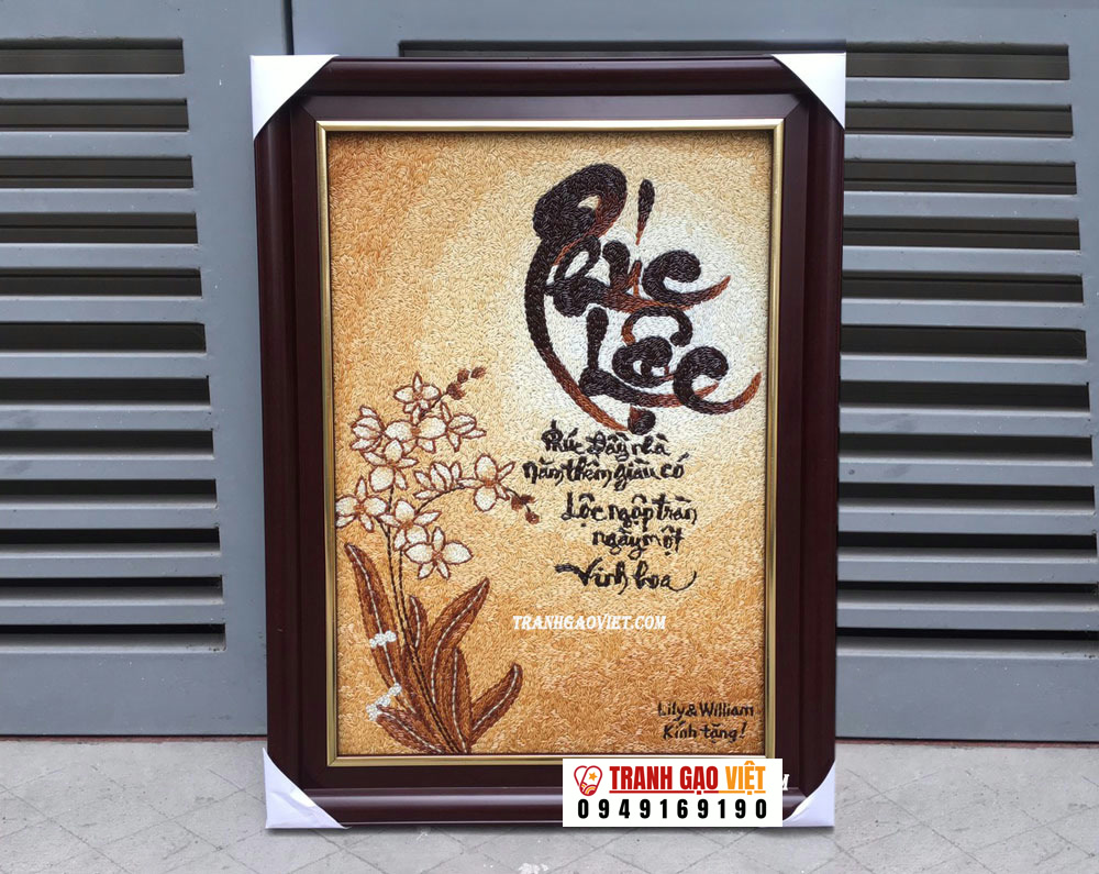 tranh chữ phúc lộc