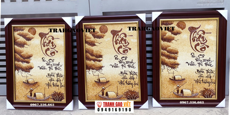 TRANH GẠO THẦY CÔ
