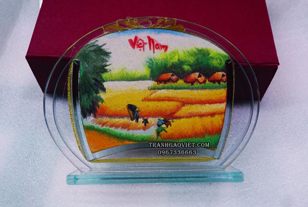 Tranh cát phong cảnh quê hương