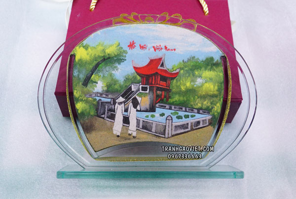 Tranh cát tháp rùa hà nội