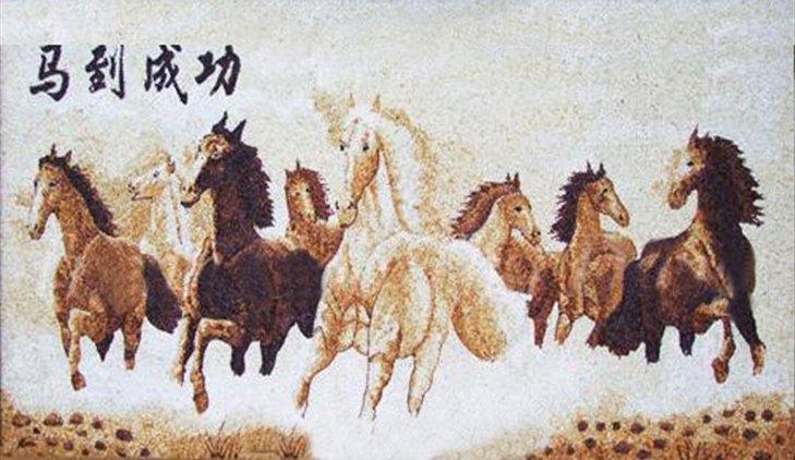 Tranh gạo mã đáo thành công