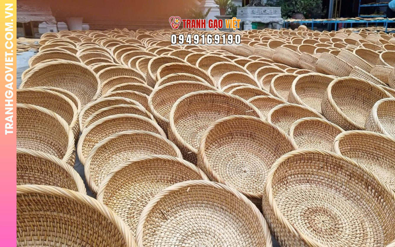 Bát Đĩa Tre Tặng Đối Tác Nước Ngoài