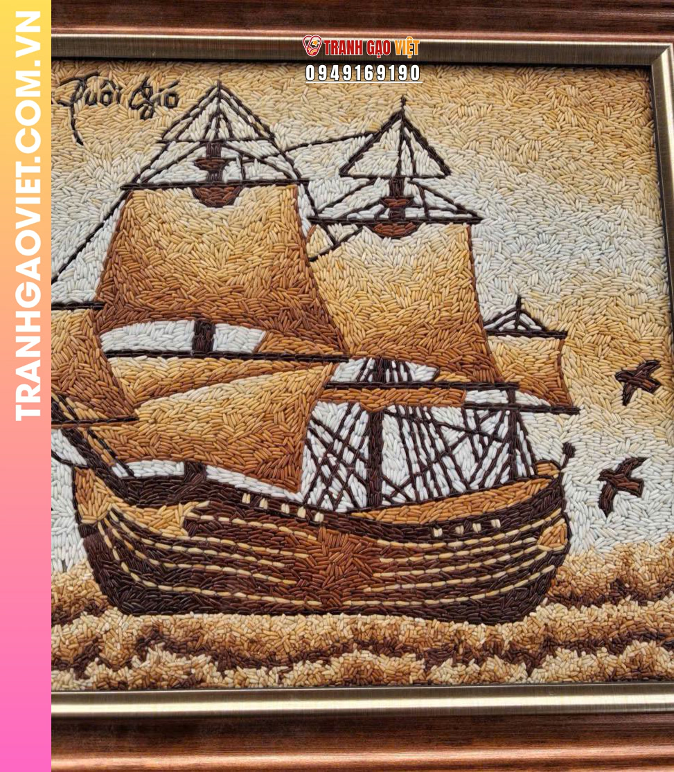 Biểu tượng ý nghĩa Tranh Thuận Buồm Xuôi Gió