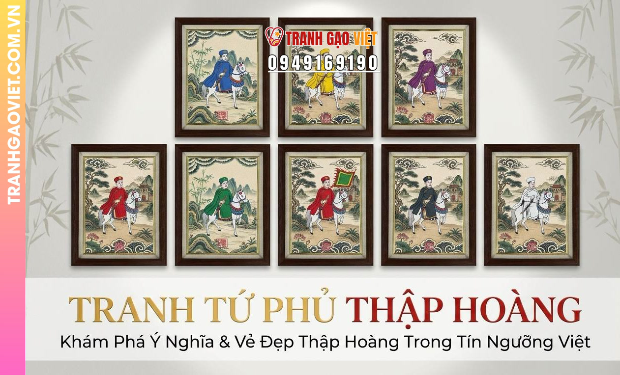 Bộ Sưu Tập Tranh Tứ Phú Thập Vị Quan Hoàng
