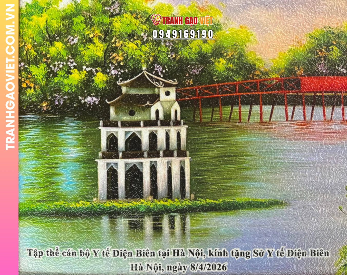 Bức Tranh Quà Tặng Sở Y Tế Điện Biên