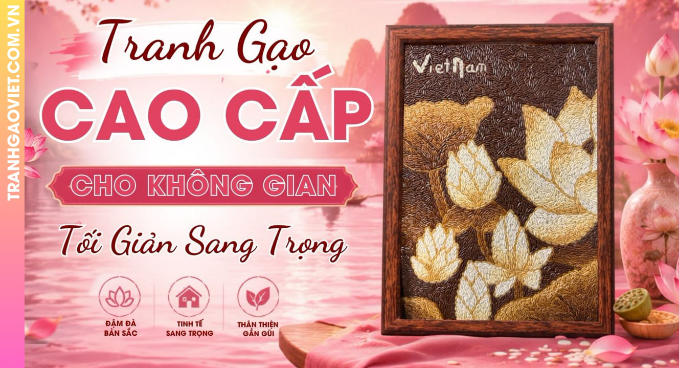 Các Mẫu Tranh Gạo Cao Cấp Cho Không Gian Tối Giản Sang Trọng
