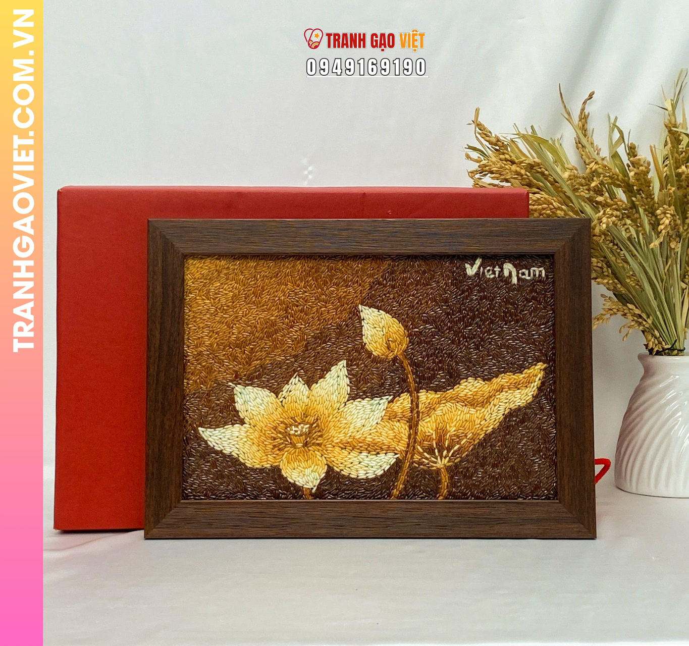 Các mẫu Tranh Gạo Đặt Theo Yêu Cầu phổ biến