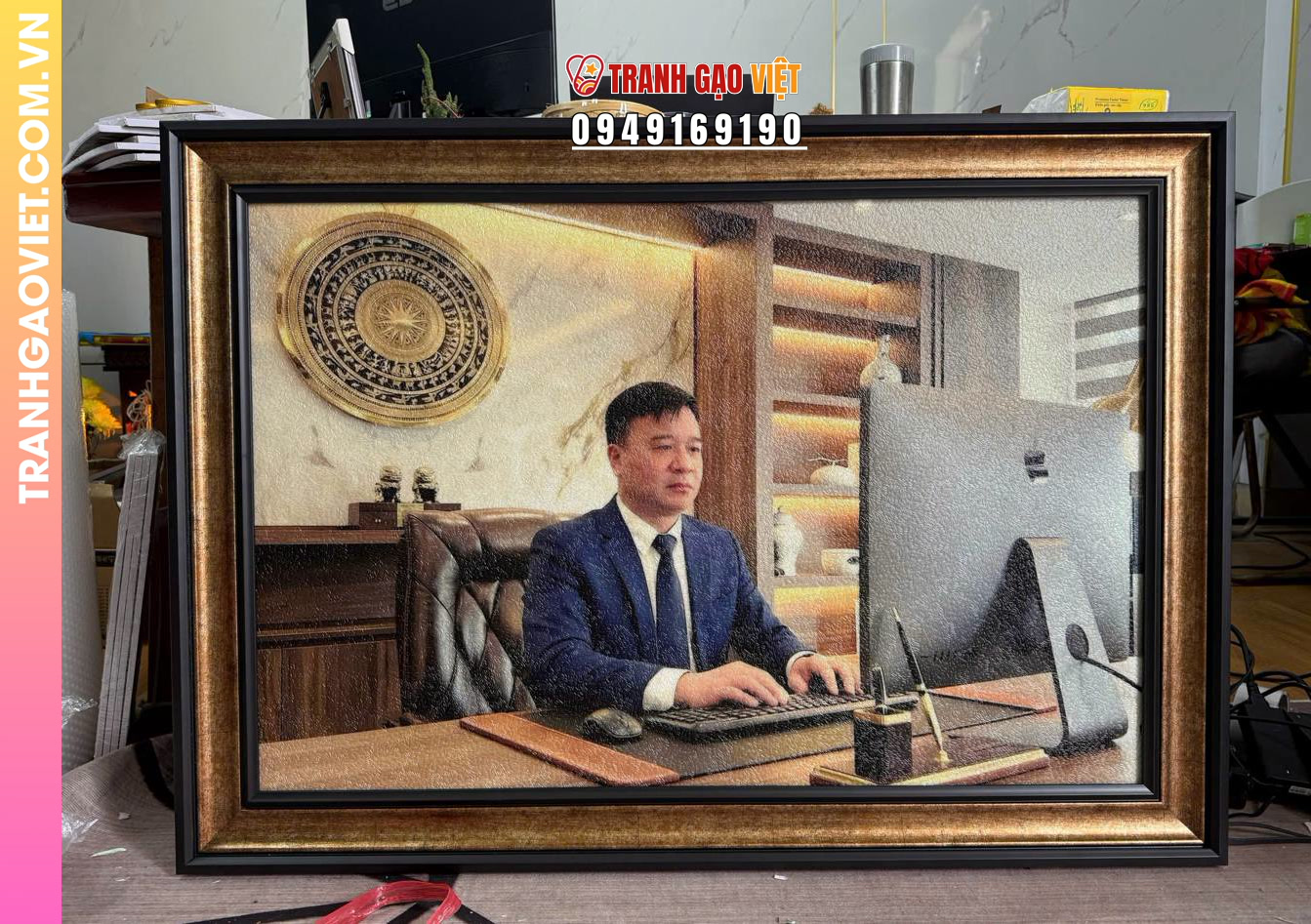 Chọn mẫu tranh chân dung phong thái làm việc