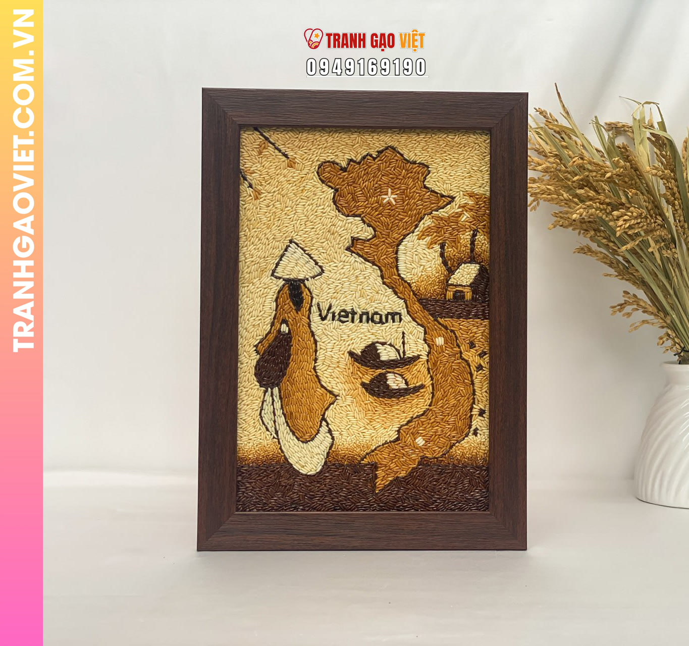 Đặc điểm của Tranh Gạo Bản Đồ Việt