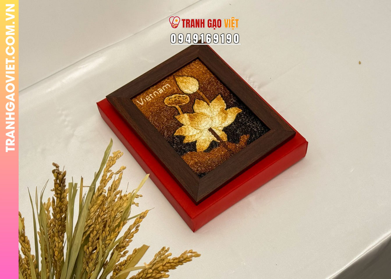 Đặc điểm của Tranh Gạo Hoa Sen