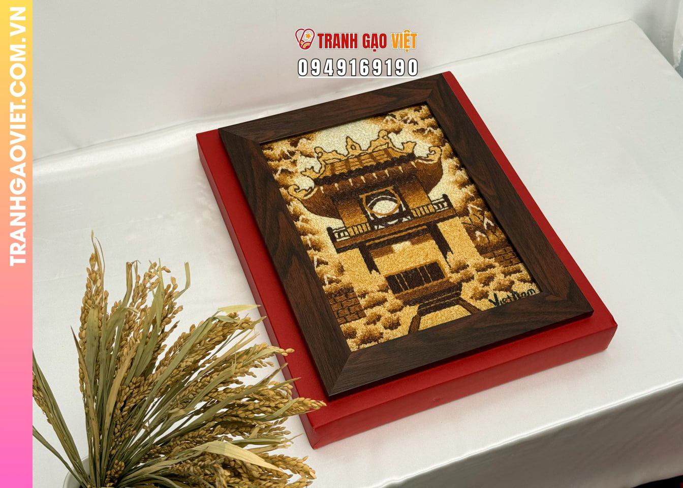 Đặc điểm nghệ thuật của Quà Tặng Tranh Gạo