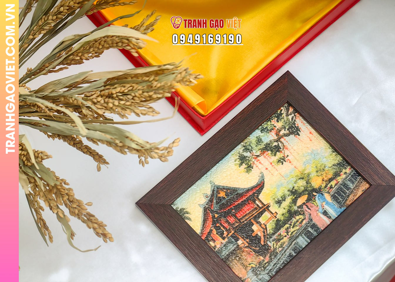 Đặc điểm nghệ thuật của Tranh Gạo Chùa Một Cột