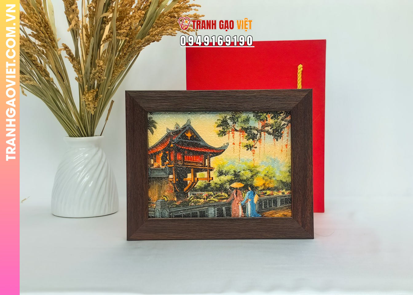 Đặc điểm nghệ thuật của Tranh Gạo Chùa Một Cột
