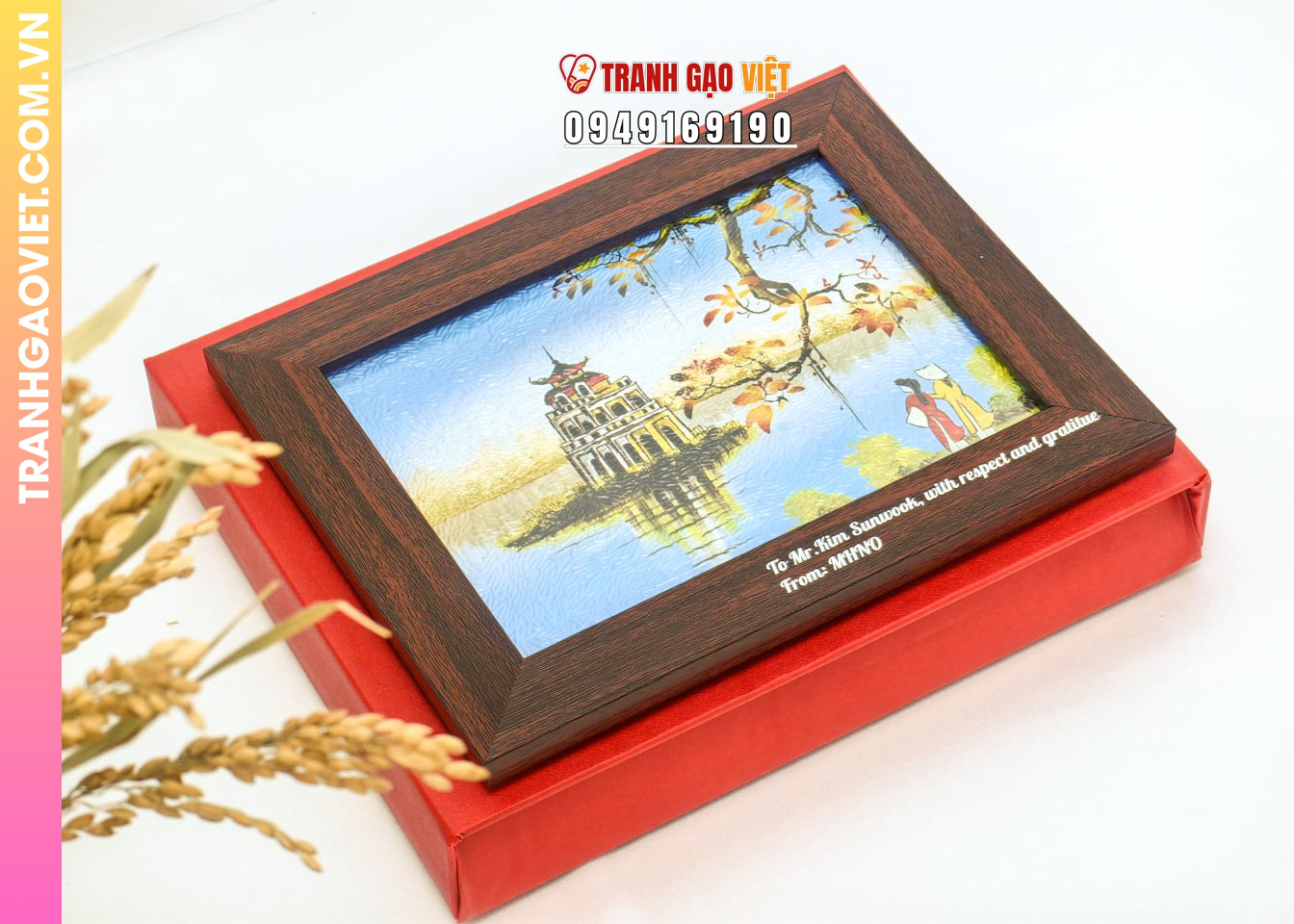 Đặc điểm nghệ thuật của Tranh Gạo Hồ Gươm