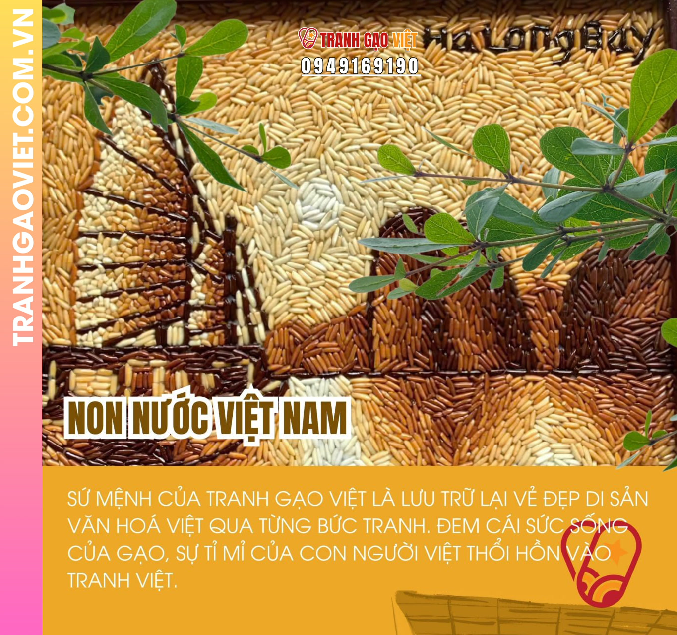 Đặc điểm nghệ thuật của Tranh Gạo Hòn Trống Mái