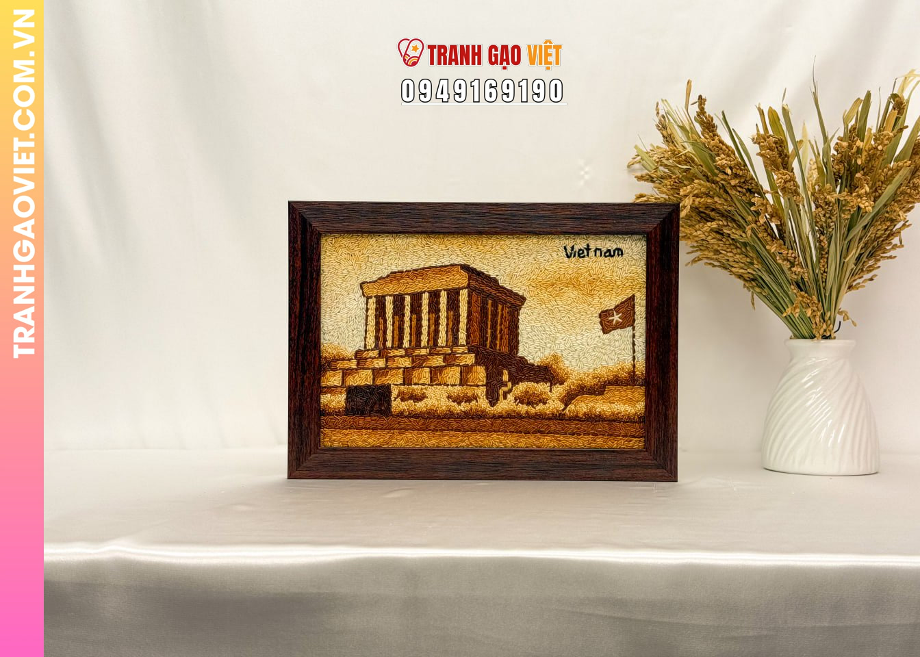 Đặc điểm nghệ thuật của Tranh Gạo Lăng Bác
