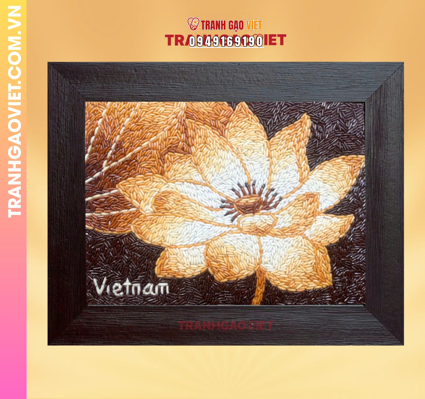 Đặc điểm nghệ thuật của Tranh Gạo Liên Hoa Tỏa Hương