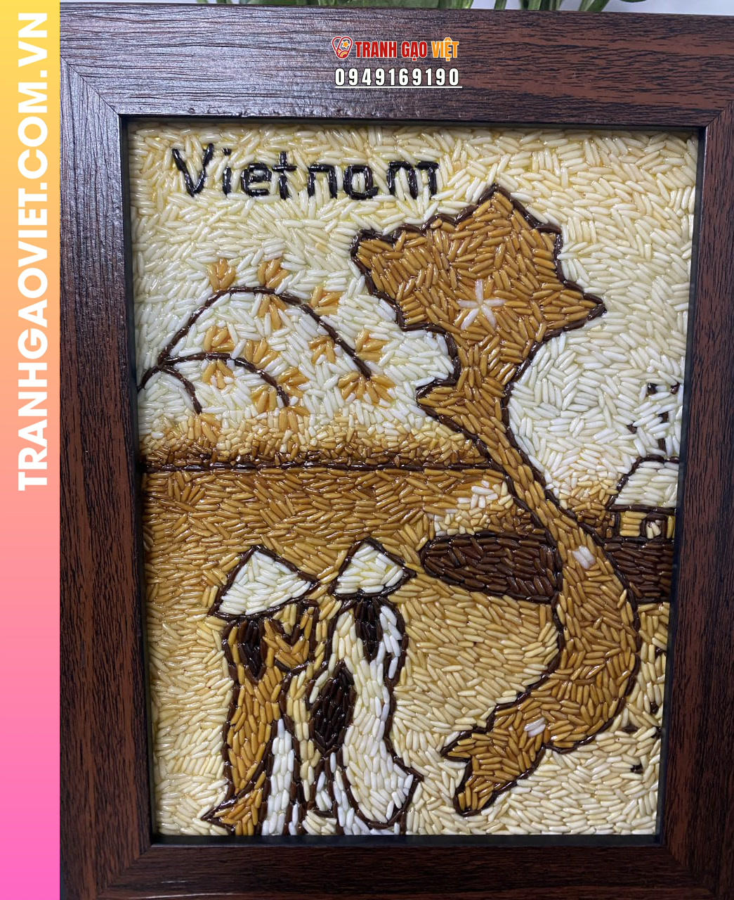 Đặc điểm nghệ thuật của Tranh Gạo Nhịp Nước Con Đò