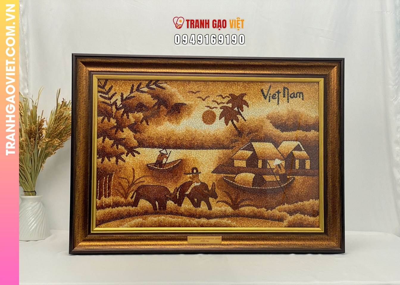Đặc điểm nghệ thuật của Tranh Gạo Phong Cảnh Việt Nam