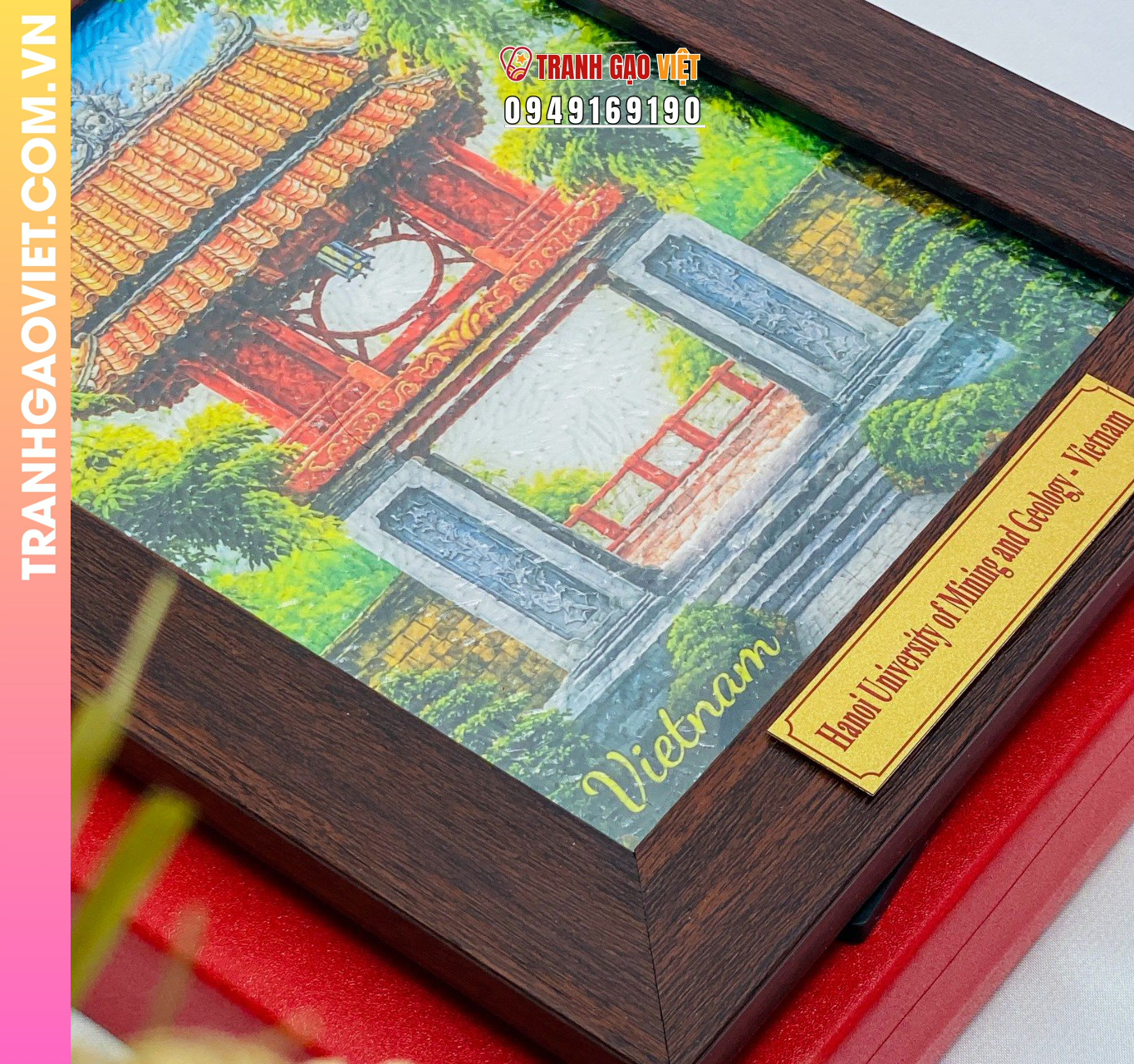 Đặc điểm nghệ thuật của Tranh Gạo Văn Miếu Quốc Tử