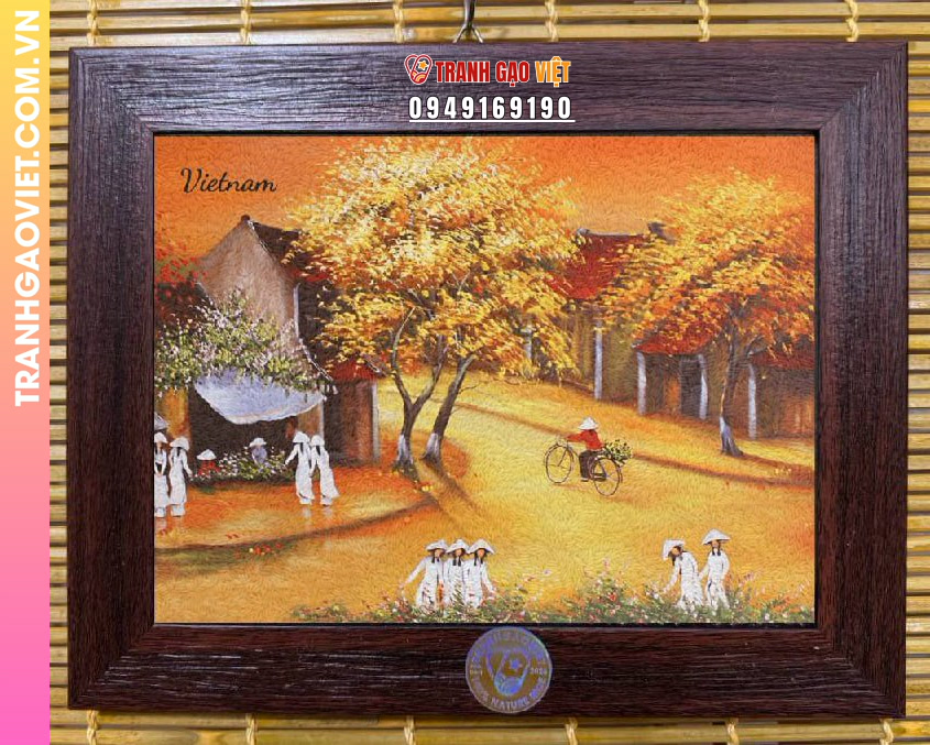 Đặc điểm nổi bật của tranh gạo