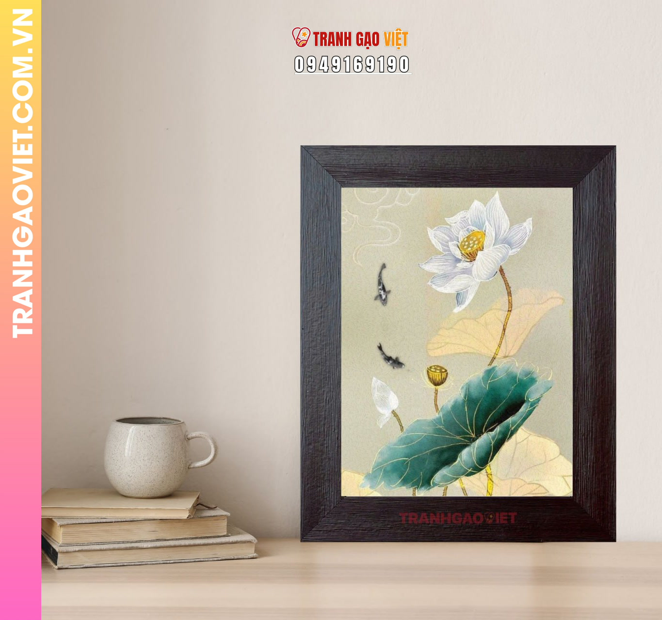 Đặc điểm nổi bật của Tranh Gạo Liên Hoa Tịnh Quang