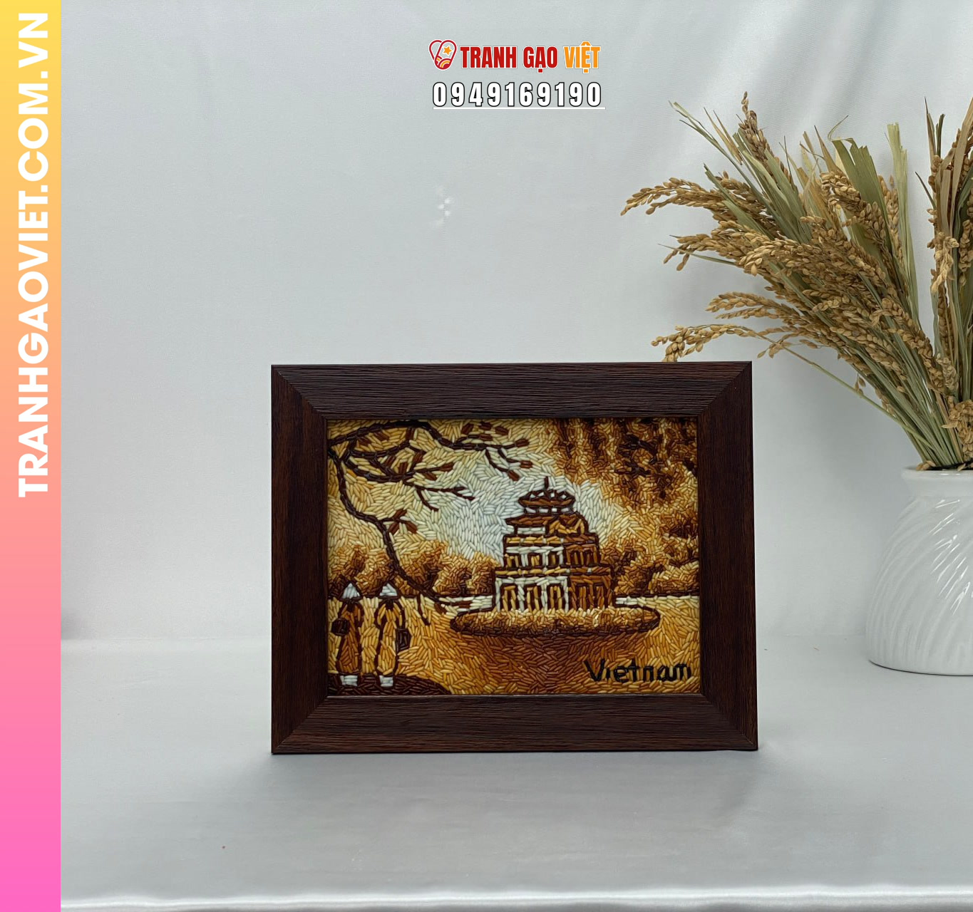 Đặc điểm nổi bật của Tranh Gạo Nghệ Thuật