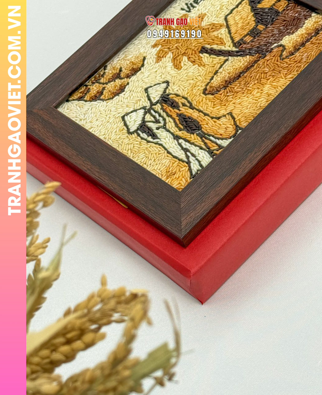 Đặc điểm nổi bật của Tranh Gạo Phong Cảnh