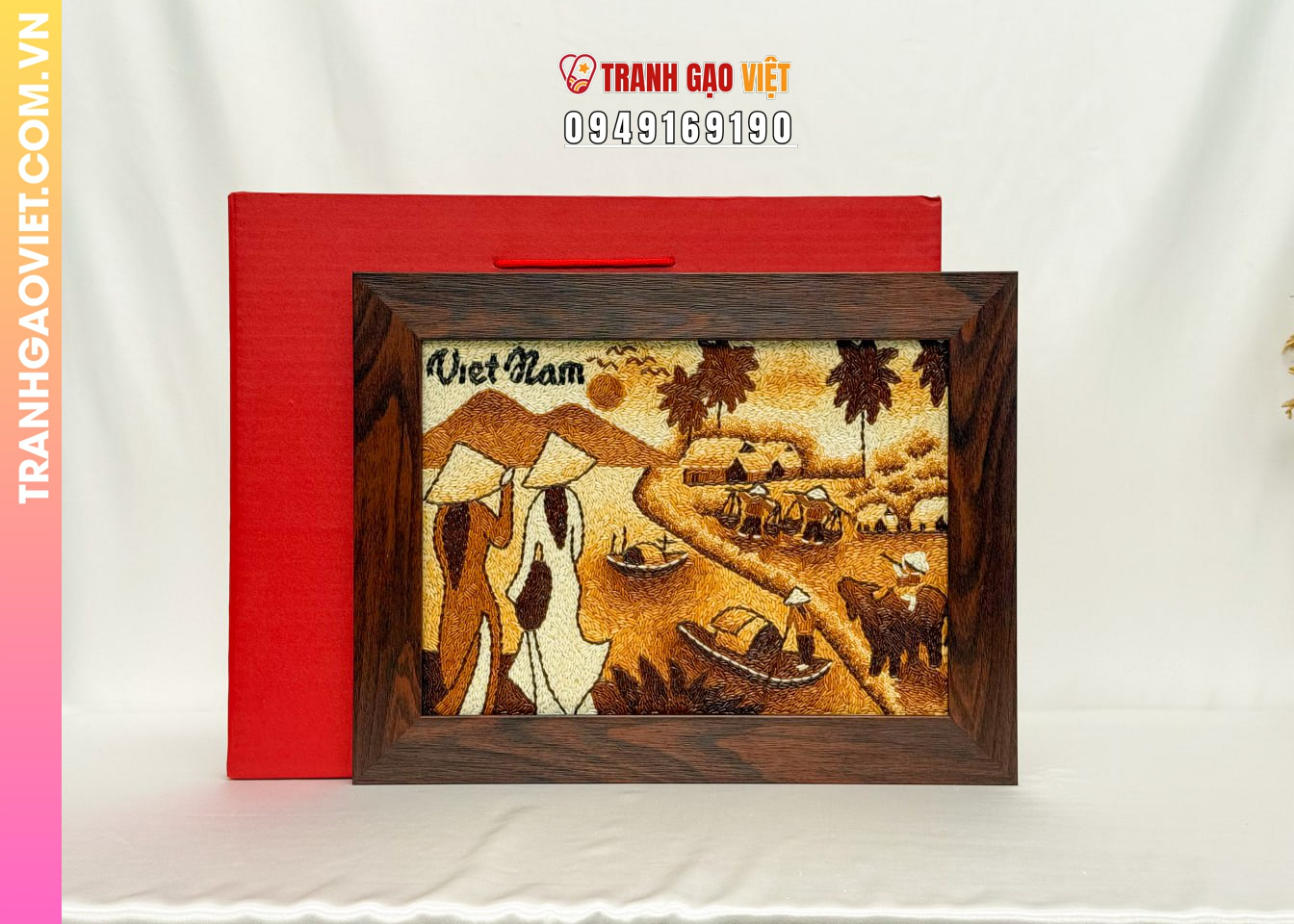 Đặc điểm nổi bật của Tranh Gạo Phong Cảnh