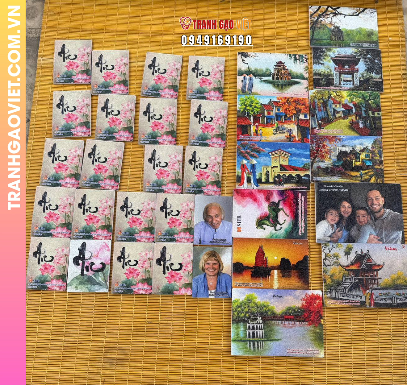 L&agrave;m sao để c&oacute; thể đặt được tranh gạo theo y&ecirc;u cầu?