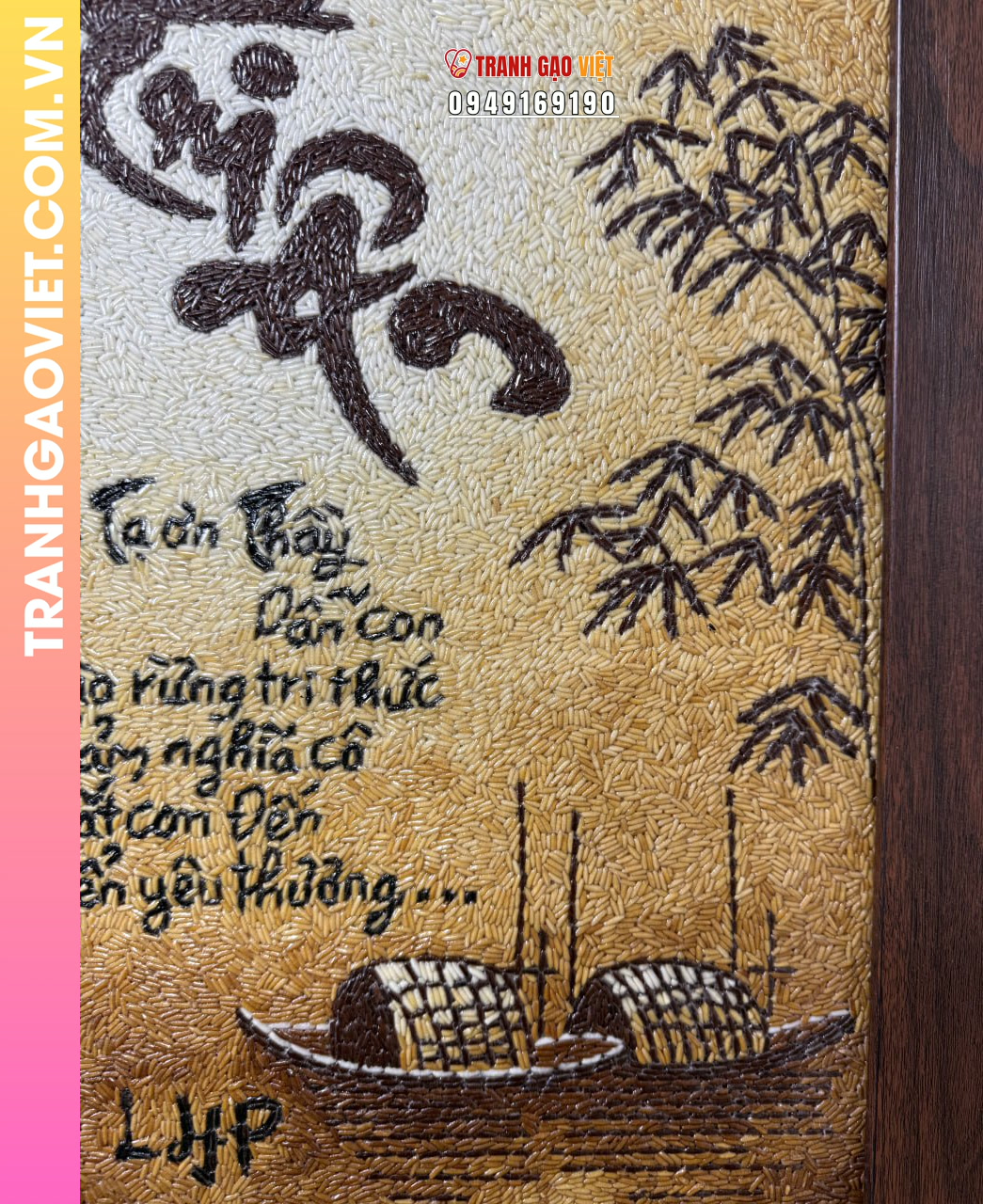 Liên hệ đặt Quà Tặng Tranh Gạo 20-11