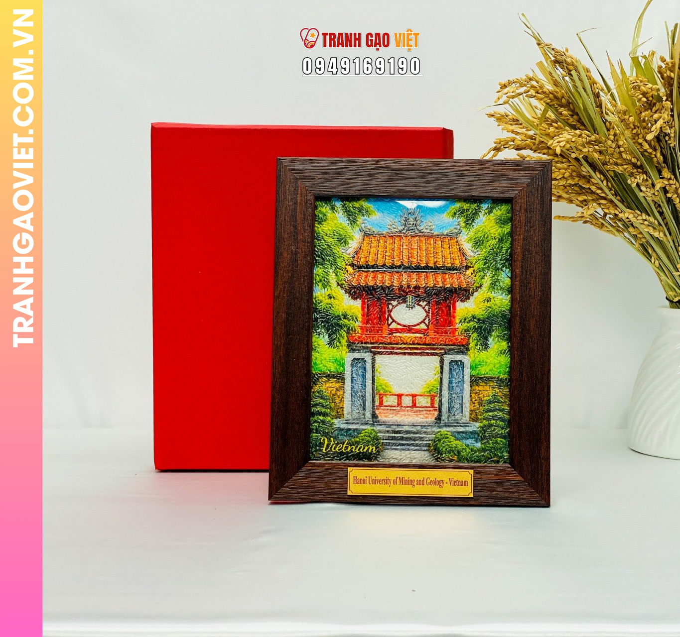 Liên hệ đặt Quà Tặng Tranh Gạo cho Thầy, Cô