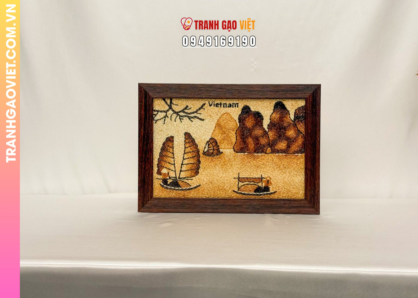 Liên hệ đặt Quà Tặng Tranh Gạo Màu Nghệ Thuật