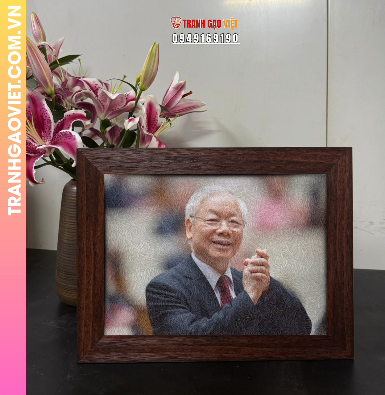 Liên hệ đặt Thiết Kế Tranh Gạo Tinh Tế