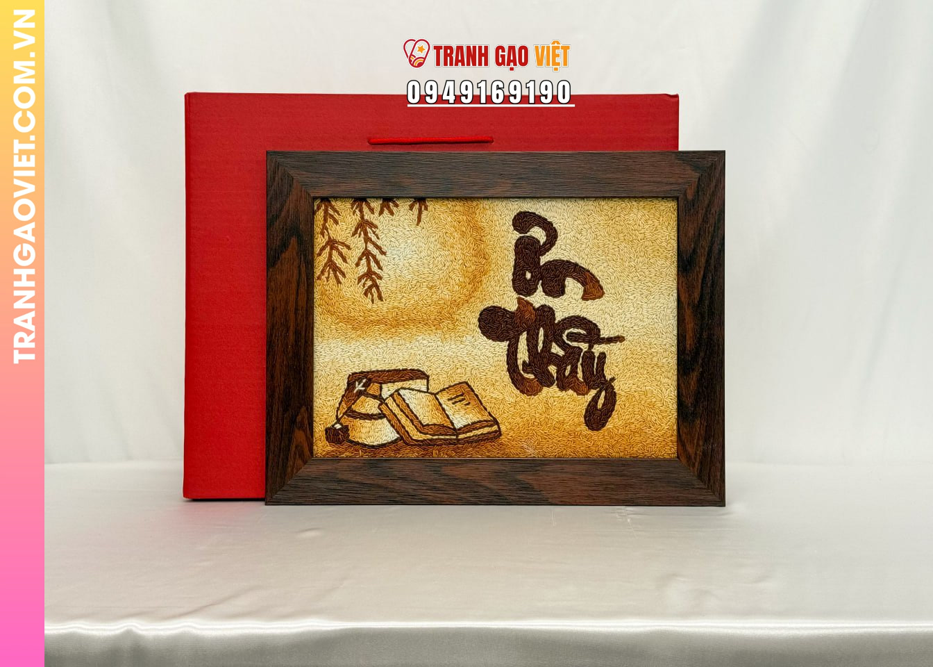 Liên hệ đặt Thiết Kế Tranh Gạo Tri Ân Thầy Cô 20/11
