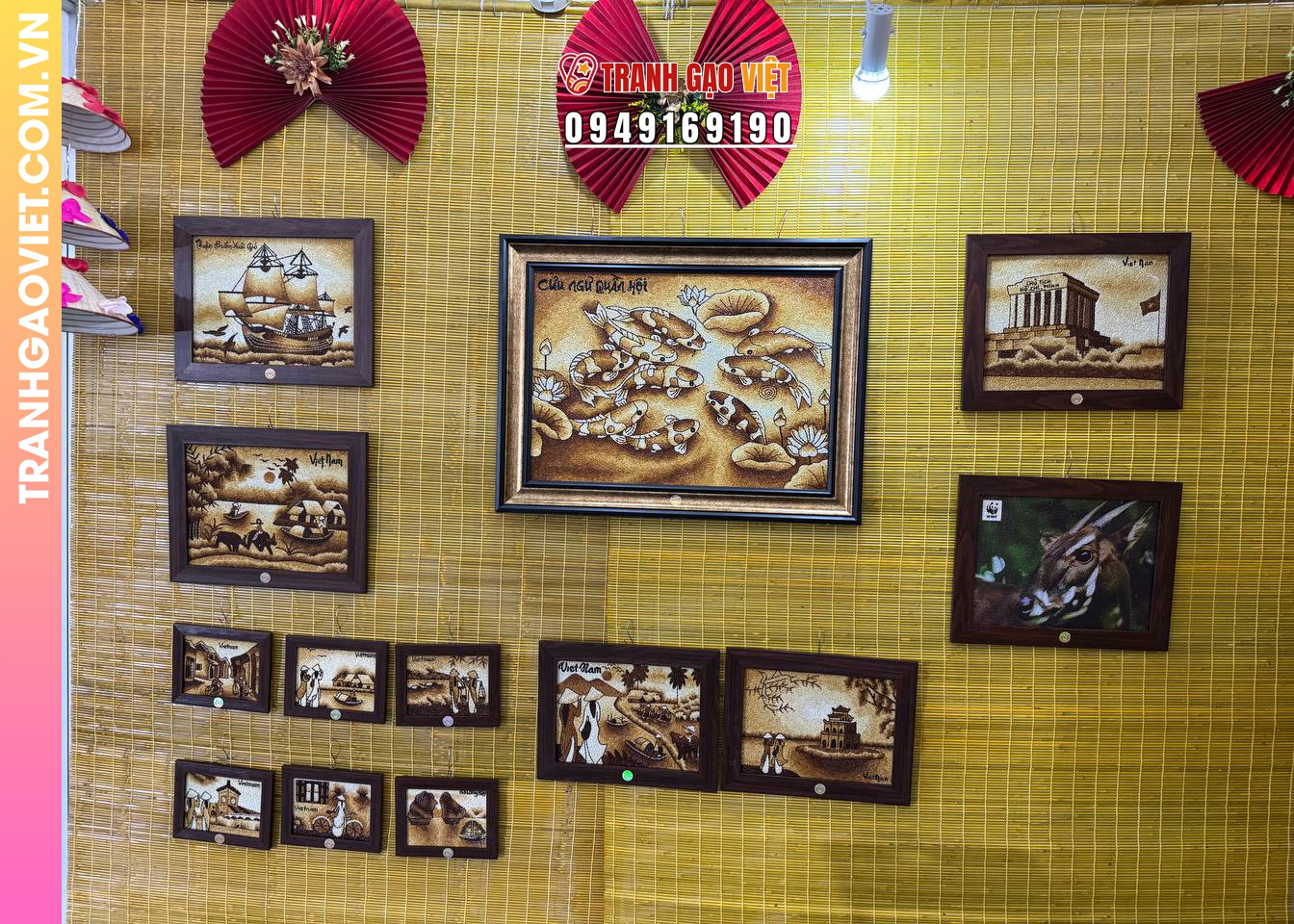 Liên hệ đặt Tranh Gạo Cao Cấp