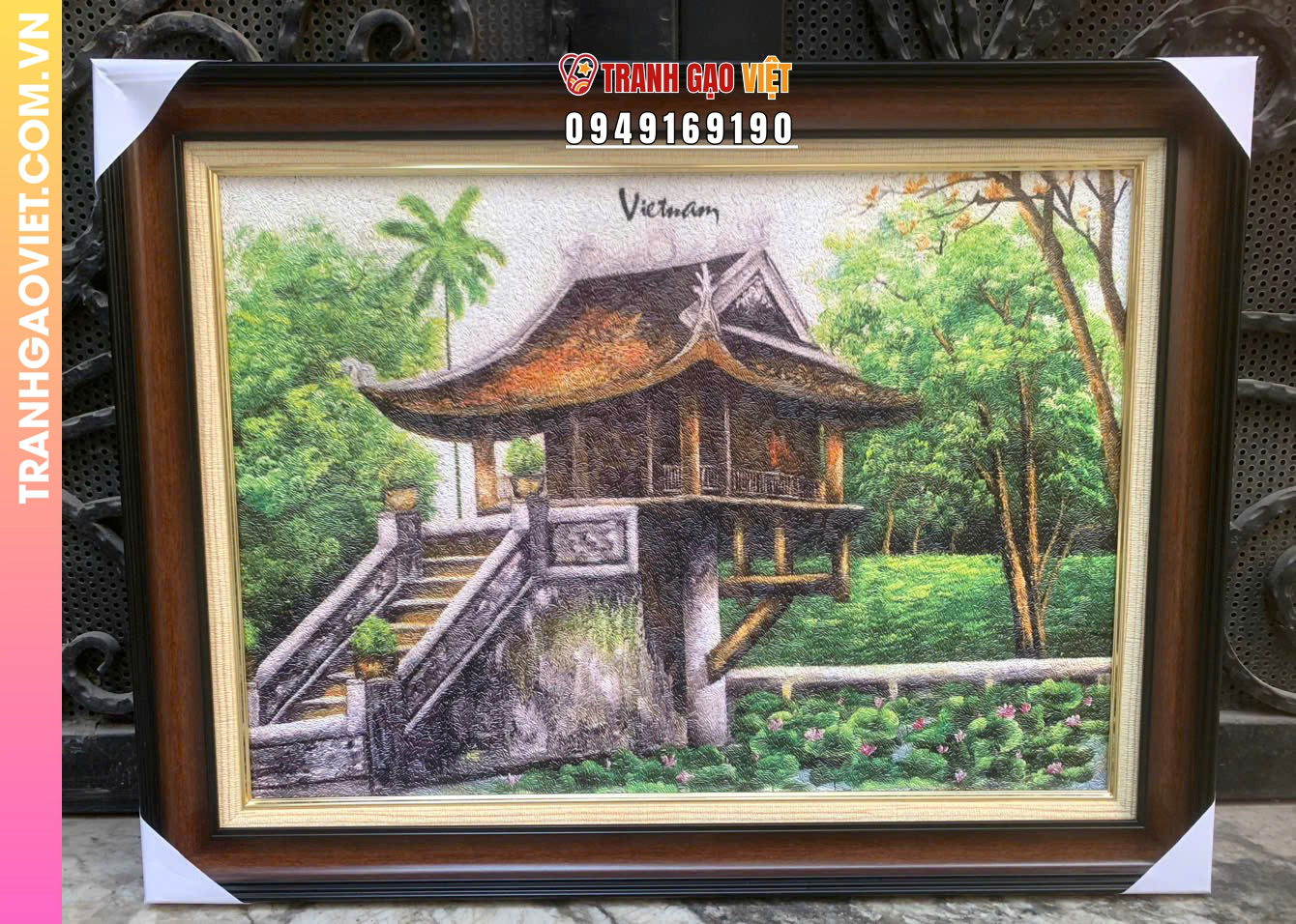 Liên hệ đặt Tranh Gạo Lưu Niệm theo yêu cầu